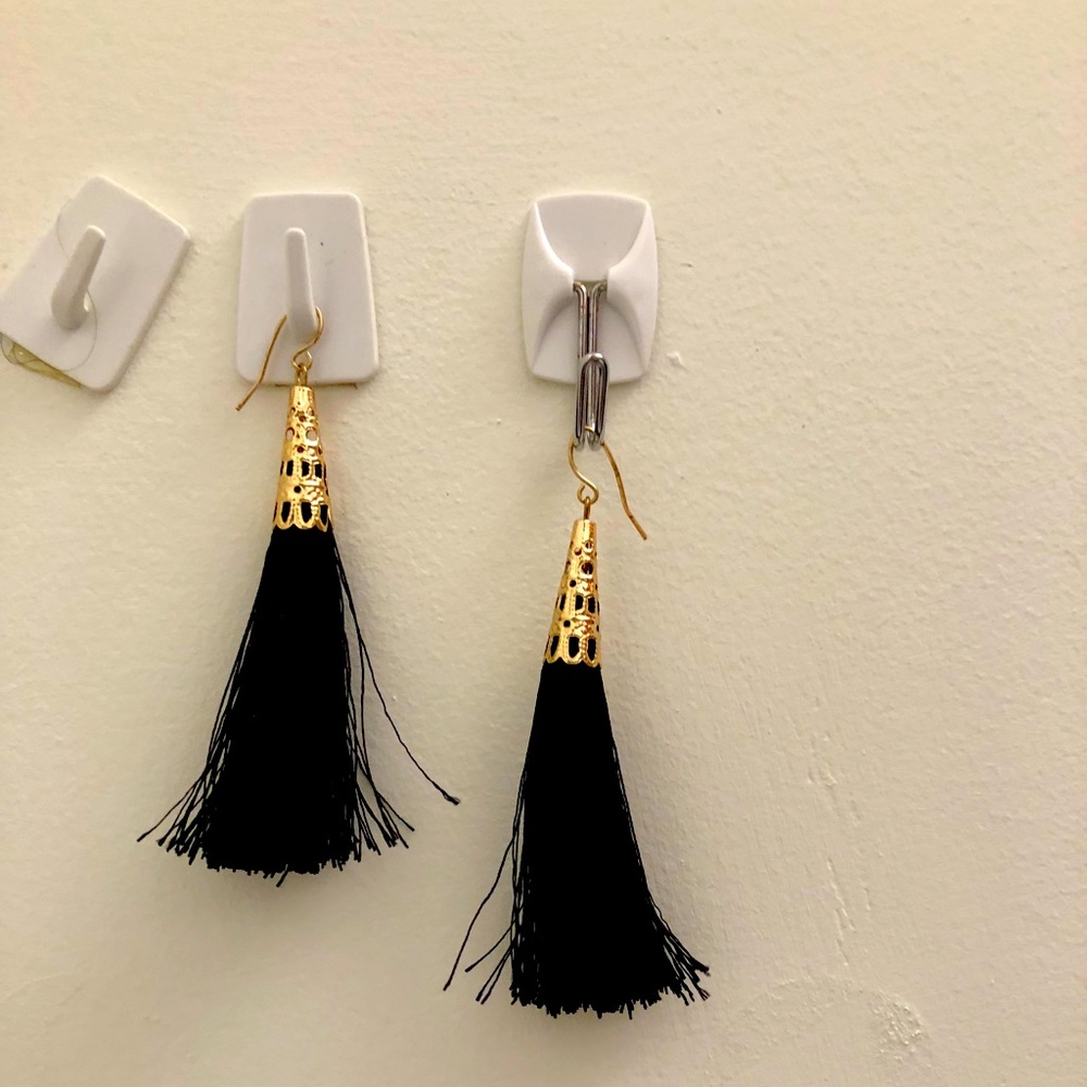 Black earrings